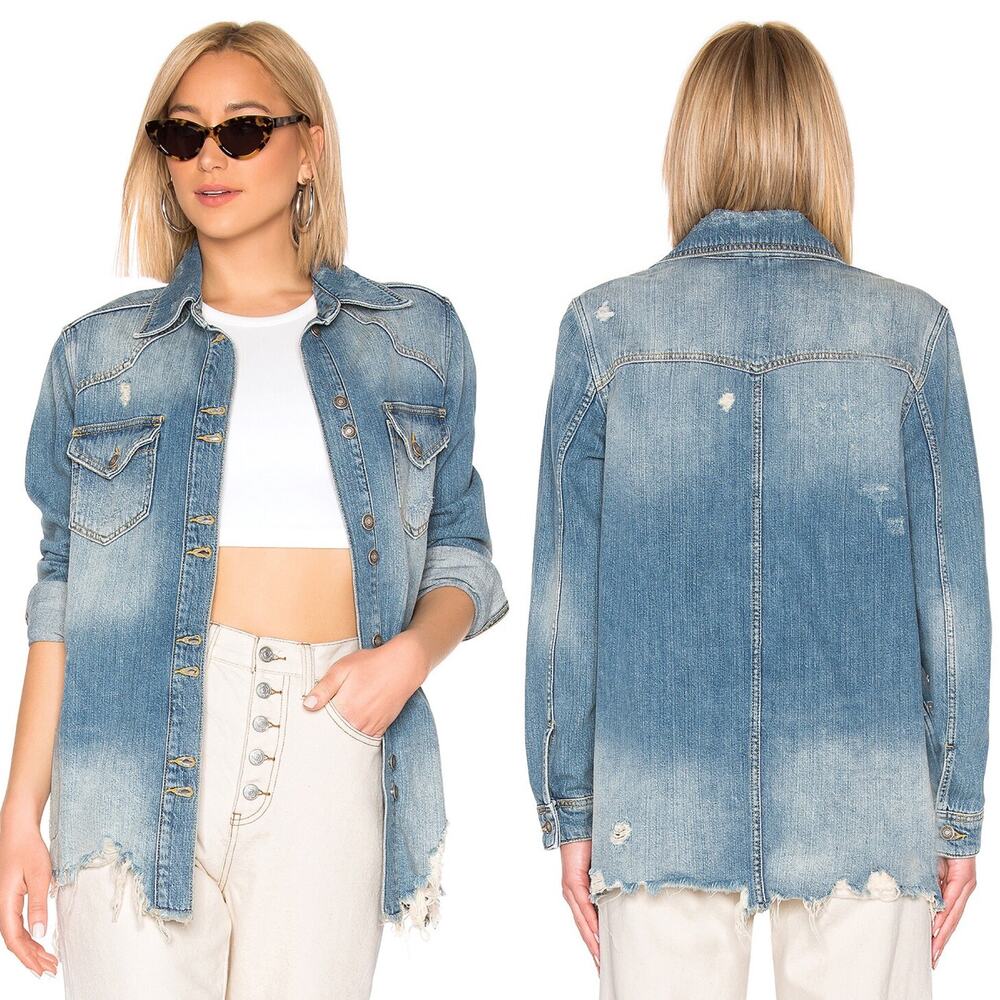 Free People Moonchild Shirt Jacket - Picture 1 of 8